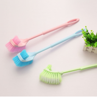 New Design Long Arm PP Double Sided Curved Toilet Bowl Cleaning Brush/Toilet Cleaning Brush/Cleaning Scrubber